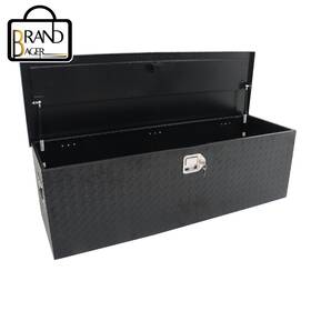 1825724 Brandbager 49 Inch Black Aluminum Alloy Tool Box For Trucks Rv Atv Garage Storage Universal