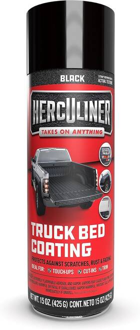 Halb1-5 Branded Herculiner Black Diy Truck Bed Liner Coating Spray Tough Textured Polyurethane