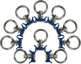 Ds0153 Btshub 10 Pcs Airline Track Stud L-track Single Fitting With Stainless Steel Ring