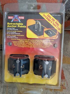 T-100 Bull Ring 069372040007 Retractable Anchor Points 04000 Chevy Gmc Dodge Ranger