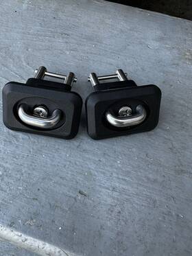 Bull Ring 669372100116 Truck Tie Downs For 2007 Sierra/silverado And 2015 Canyon/ Colorado