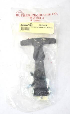 Buyer Products 724920040532 Rubber Hood Latch Bungee Battery W Bracket And Pin Black