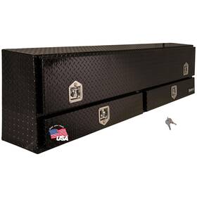 1725651 Buyers Products Company Contractor Truck Tool Box 88 X 21 X13.5 In Black Diamond Tread Aluminum