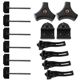 Cadoahj 733723711662 Universal Replacement Parts For Hard Tri-fold Tonneau Cover - 6 T-bolts