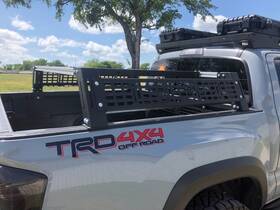 Cr3701 Cali Raised Led 05-23 Toyota Tacoma Overland Bed Rack - Short Mid Height