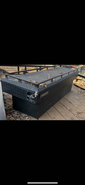 S71rlmb Camlocker 71 Inch Crossover Truck Tool Box With Rail Matte Black