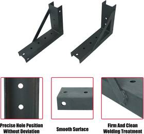 X11.3 Carautopartshome 414307050363 2x 8.3 Welded Formed Mounting With Bolts Brackets Steel For Truck Tool Box