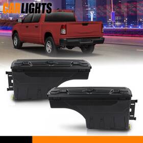 C-02isb3725zbk Carlights Fit For 2019-2021 Dodge Ram 1500 Swing Case Truck Bed Storage Tool Box