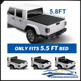 Car1523080ma Carma 5.8ft Soft 3-fold Tonneau Cover For 2019-2024 Chevy Silverado Gmc Sierra 1500