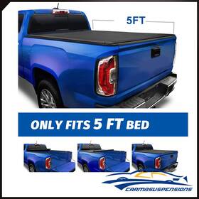 Car1523110ma Carma 5ft Roll Up Soft Tonneau Cover Brand New For 2017-2024 Honda Ridgeline Truck Bed