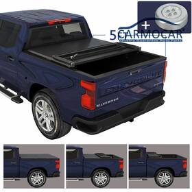 Cmt82082 Carmocar For 2020-2023 Jeep Gladiator Jt Truck Bed Top Soft Tri-fold Tonneau Cover