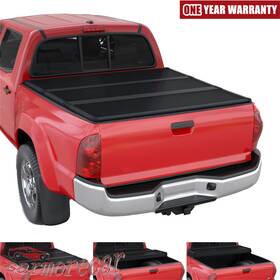 Carmorecar2017 Cmh82056 5.5ft/66.7 Inch Hard Tri-fold Bed Tonneau Cover Truck For Toyota Tundra 2007-2021