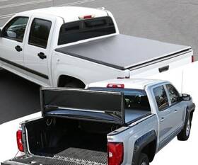 654132 Carpartsinnovate 2014-2019 Toyota Tundra Truck Pickup 6.5ft Black Trifold Tri-fold Tonneau Cover