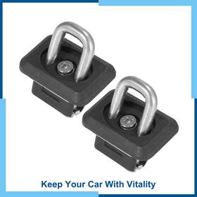 Carpopart 726215637557 Pack 2 Truck Bed Tie Down Anchors D-ring For Chevy Silverado Gmc Sierra