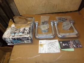 104507 Carr #104507 Hoop Ii Aluminum Alloy Truck Steps Pair Unused With Hardware
