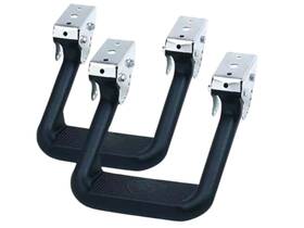 104811 Carr Hoop Ii Xp3 Black Powder Coat Steps - Pair