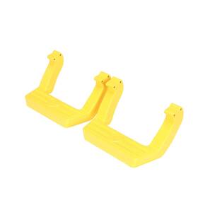 119777 Carr Ld Step Assist/side Xp7 Safety Yellow Powder Coat Pair