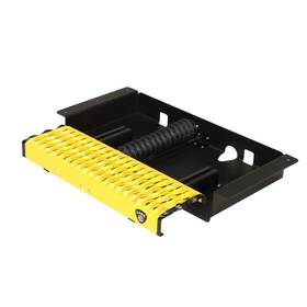 501077 Carr Wts 24 Inch Retractable Step Ford Transit Van Side Door Xp3 Blk /xp7 Sfty Ylw