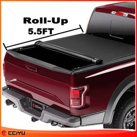 Ze1091117416232101g Cciyu Roll Up Tonneau Cover Soft Bed 5.5ft Fits For 2004-2008 Ford F-150 F150