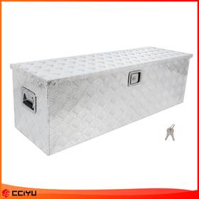 Ze1159155517676001g Cciyu 48 Inch X15 X-large Aluminum Trailer Pickup Truck Bed Tool Storage Box Lock Key