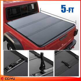 Ze1159804316668901g Cciyu Tonneau Cover Truck Bed 5ft For 04-13 Colorado/canyon Hard Tri-fold