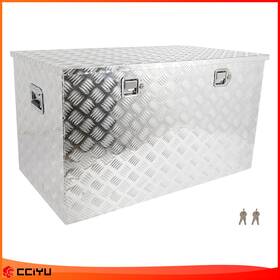 Ze183166ge Cciyu 44 Inch X24 Aluminum Storage Tool Box With 2x Lift Air Rod For Truck Garage Home