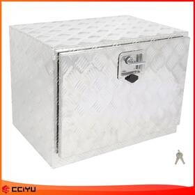Ze183171ge Cciyu Aluminum Storage Tool Box 24 Inch X 17 X18 With 2x Chain Fitstruck Garage Home Office