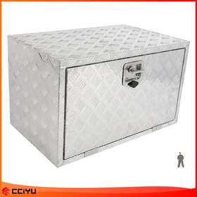 Ze183177ge Cciyu 30 Inch X18 Aluminum Storage Tool Box With 2x Chain For Truck Garage Home Office