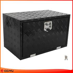 Ze183178ge Cciyu Aluminum 30 Inch X 18 X18 Storage Tool Box With 2x Chain For Truck Garage Home Office