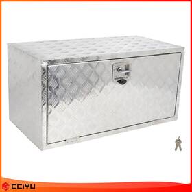 Ze183179ge Cciyu Aluminum Storage Tool Box 36 Inch X 18 X18 With 2x Chain Fits Truck Garage Home Office