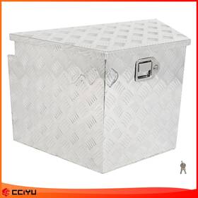 Ze183181ge Cciyu Aluminum Storage Tool Box 29 Inch X 17 X18 With 1x Chain For Truck Garage Home Office