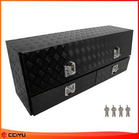 Ze183185ge Cciyu Aluminum 60 Inch X13 X21 Storage Tool Box 2x Lifting Air Rod 4x Locks For Rv Pickup