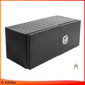 Ze183206ge Cciyu Aluminum 48 Inch X18 Storage Tool Box With 2x Chain And Dovetail Lock For Garage Rv