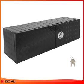 Ze183207ge Cciyu Aluminum 60 Inch X18 Storage Tool Box With 2x Chain And Dovetail Lock For Truck Rv