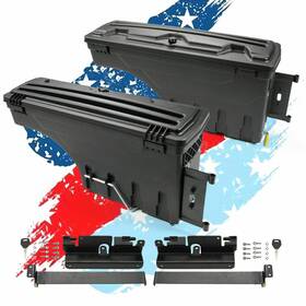 Gpl41453 Cheda Truck Bed Storage Toolbox Rear Rh&lh Fit For 2007-19 Chevy Silverado Gmc Sierra