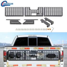 Cherocar25082025 Cherocar Exterior Rear Trunk Tailgate Storage Panel Organizer Rack For Ford F150 2009-14