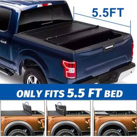11244780 Choiceshare For Ford F150 2004-2021 5.5ft Length Soft 4-fold Truck Bed Tonneau Cover