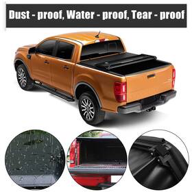 11244799 Choiceshare For Ford Ranger 2019-2022 Soft Tri-fold Bed 5ft Length Truck Tonneau Cover