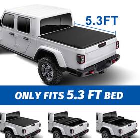 12559399 Choiceshare 5ft Bed Length Soft Top Folding Tri-fold Tonneau Cover For 04-13 Colorado Canyon