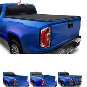 12559409 Choiceshare 5.5ft Soft Roll-up Tonneau Cover Waterproof Truck Bed For 2015-2023 Ford F150