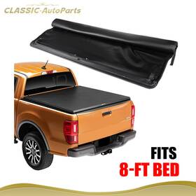 Cl160ts95888 Classic-autoparts Truck Bed Tonneau Roll Up Cover 8ft For Chevrolet Silverado 1500 2500 3500 88-07