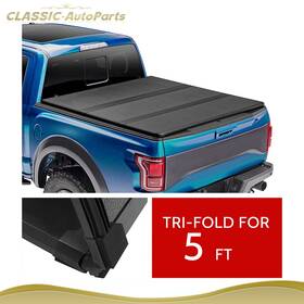Cl16525201ts Classic-autoparts Hard Tri-fold Tonneau Cover For 2020-2022 Jeep Gladiator Jt 5ft Truck Bed