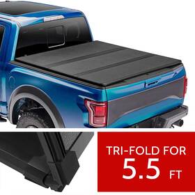 Cl16666201ts Classic-autoparts 5.5ft Bed Tonneau Cover Short Hard 3-fold For Toyota Tundra 2014-2021