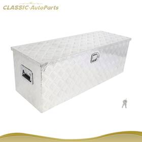 Cl18300ts162 Classic-autoparts Silver For Truck Trailer Garage Bed Storage Tool Box Case Cover 44 Inch X15