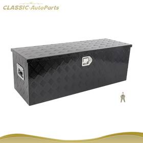 Cl18300ts163 Classic-autoparts Black For Truck Trailer Garage Bed Storage Tool Box Case Shell 44 Inch X15
