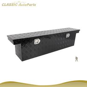 Cl18300ts184 Classic-autoparts Black For Truck Garage Bed Storage Tool Box Case 2x Lift Air Rod 60 Inch X12 X14