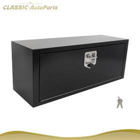 Cl18300ts196 Classic-autoparts Aluminum 36 Inch X12 X14 Storage Tool Box With 2x Chain 1x Lock For Truck Garage Home