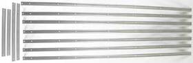 110078 Classic Industries 1967-72 Chevy Gmc Bed Strip Set 1/2 3/4 Ton Fleetside Short Raw Steel