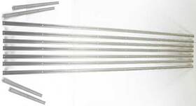 110087 Classic Industries 1960-62 Chevy Gmc Pickup Bed Strip Set Fleetside Long Raw Steel