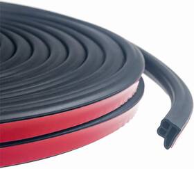 Cloudbuyer 785415854614 Universal Car Weather Stripping Self-adhesive Auto Door 33 Feet Long Black